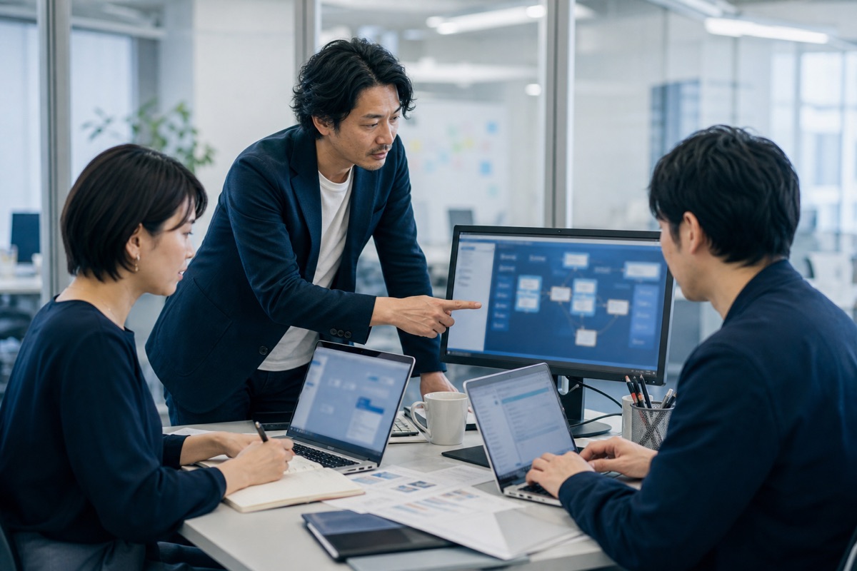 FDEによる現場OJTの様子